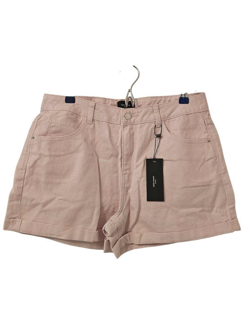 Light Purple Vero Moda Women's Denim Mom Shorts